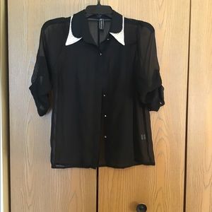 Gently used sheer shirt